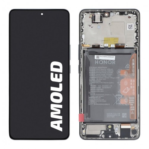 Bloc écran avec batterie Officiel Honor Magic 7 Lite - Titanium Black photo 1