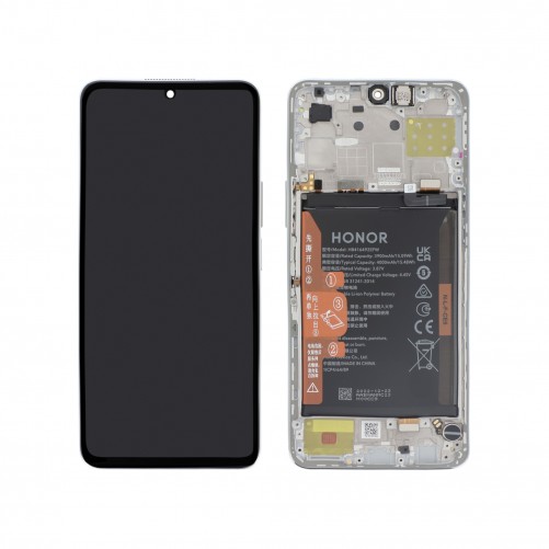 Bloc écran avec batterie Honor X8 4G Officiel - Argent photo 1