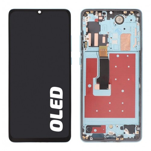 Bloc écran complet avec châssis Huawei P30 Pro - OLED - Aurora photo 1