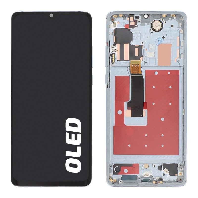 Bloc écran complet avec châssis Huawei P30 Pro - OLED - Crystal photo 1