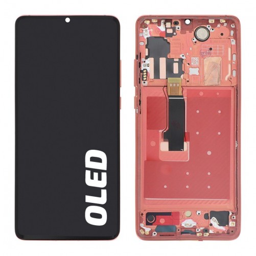 Bloc écran complet avec châssis Huawei P30 Pro - Orange photo 1