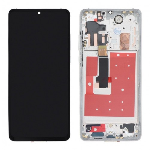 Bloc écran complet avec châssis Huawei P30 Pro - Blanc photo 2