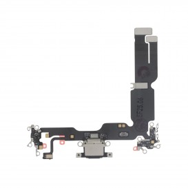 Connecteur de charge iPhone 15 Plus - Officiel reconditionné - Noir photo 1