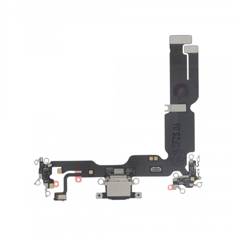 Connecteur de charge iPhone 15 Plus - Officiel reconditionné - Noir photo 1