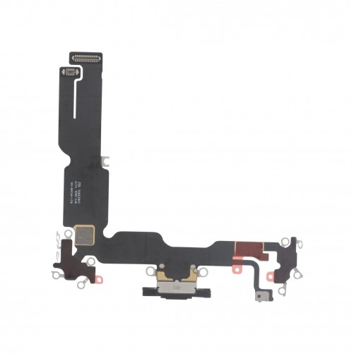Connecteur de charge iPhone 15 Plus - Officiel reconditionné - Noir photo 2