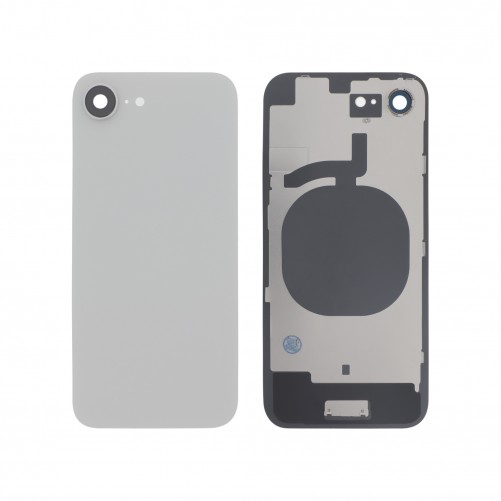 Vitre arrière iPhone 16e - Compatible - Blanc photo 1