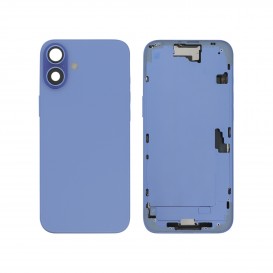 Châssis central + vitre arrière iPhone 16 Plus - Compatible - Outremer photo 1