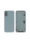 Châssis central + vitre arrière iPhone 16 Plus - Compatible - Sarcelle photo 1