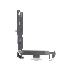 Connecteur de charge iPhone 16 Plus - Compatible - Blanc photo 1