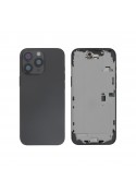 Châssis central + vitre arrière iPhone 16 Pro Max - Compatible - Titane Noir photo 1