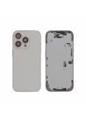 Châssis central + vitre arrière iPhone 16 Pro - Compatible - Titane Désert photo 1