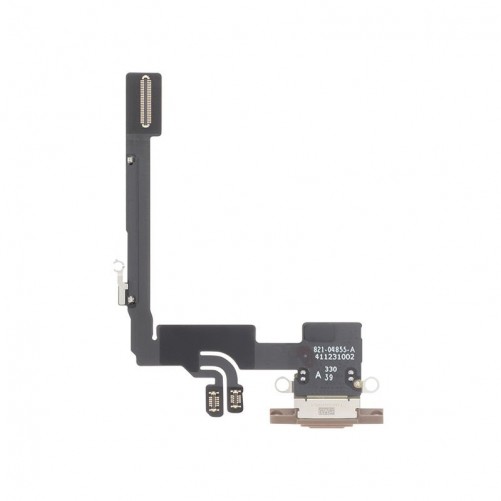 Connecteur de charge iPhone 16 Pro - Compatible - Titane Sable photo 2
