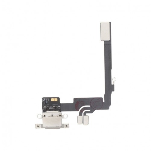 Connecteur de charge iPhone 16 Pro - Compatible - Titane Naturel photo 1