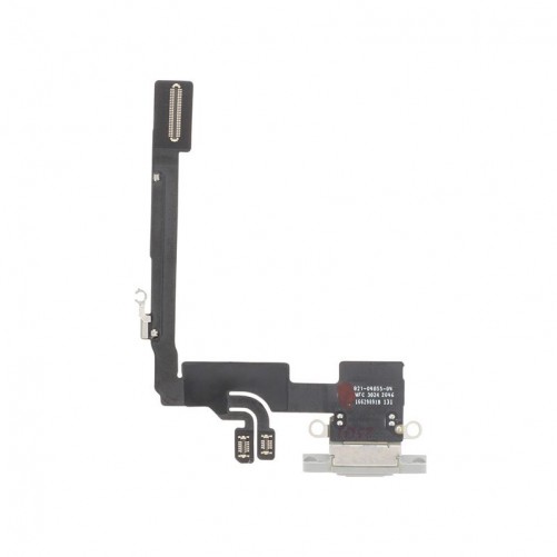 Connecteur de charge iPhone 16 Pro - Compatible - Blanc photo 2