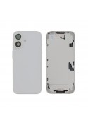 Châssis central + vitre arrière iPhone 16 - Compatible - Blanc photo 1