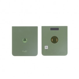 Vitre arrière Officielle Motorola Razr 50 Ultra - Verte photo 1