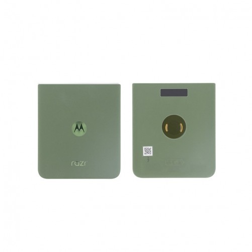 Vitre arrière Officielle Motorola Razr 50 Ultra - Verte photo 1