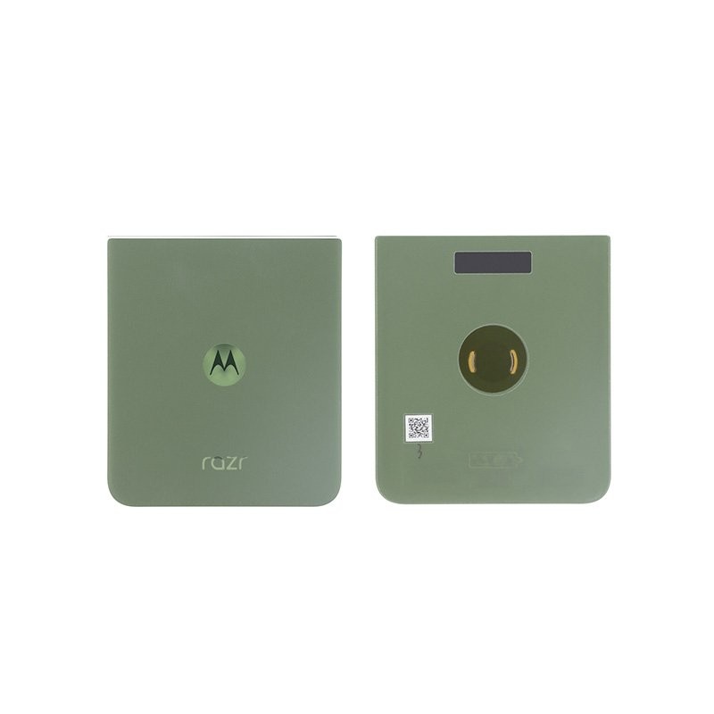 Vitre arrière Officielle Motorola Razr 50 Ultra - Verte photo 1
