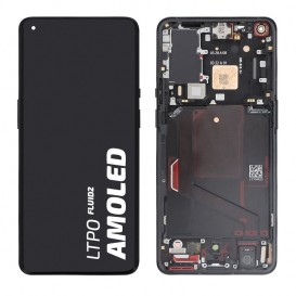 Bloc écran avec châssis Officiel OnePlus 9 Pro - Noir photo 1