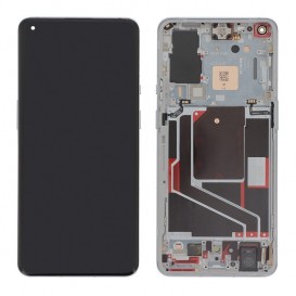 Bloc écran avec châssis Officiel OnePlus 9 Pro - argent photo 1