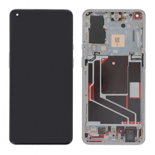 Bloc écran avec châssis Officiel OnePlus 9 Pro - argent photo 2