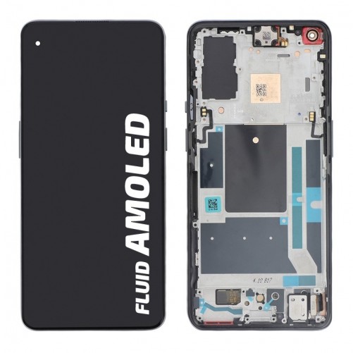 Bloc écran avec châssis Officiel OnePlus 9 - Noir photo 1