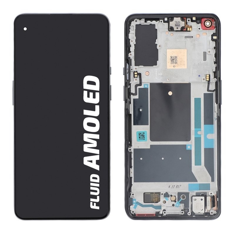Bloc écran avec châssis Officiel OnePlus 9 - Noir photo 1