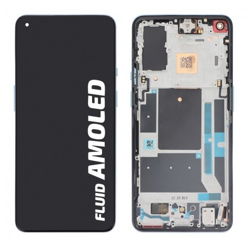 Bloc écran Officiel avec châssis OnePlus 9 - Bleu photo 1