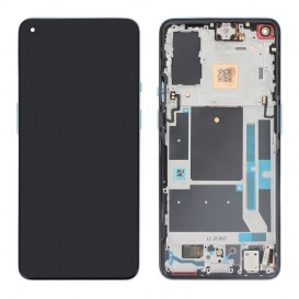 Bloc écran Officiel avec châssis OnePlus 9 - Bleu photo 1
