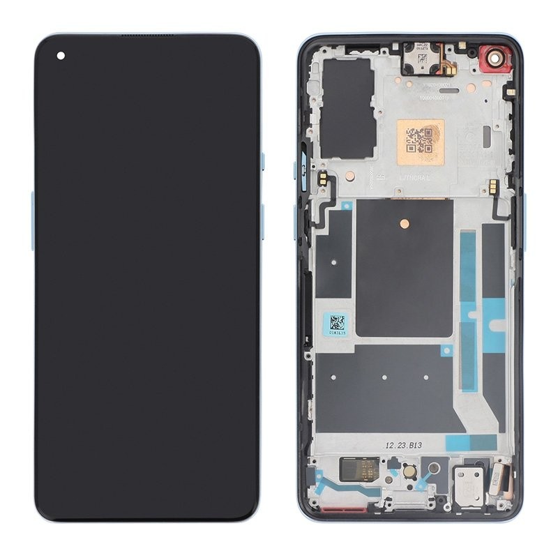 Bloc écran Officiel avec châssis OnePlus 9 - Bleu photo 2