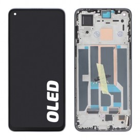Ecran avec châssis OnePlus Nord 2 5G et Nord 2T - Compatible - OLED - Noir photo 1