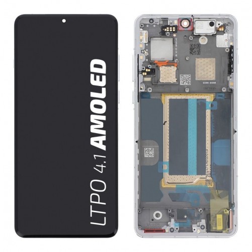 Bloc écran avec châssis Oneplus 13 Officiel - Bleu Blanc photo 1