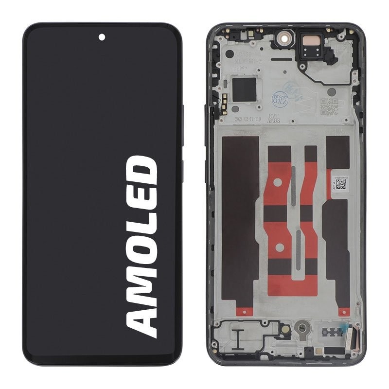 Bloc écran Oppo Reno 12 5G - Officiel reconditionné - Noir photo 1