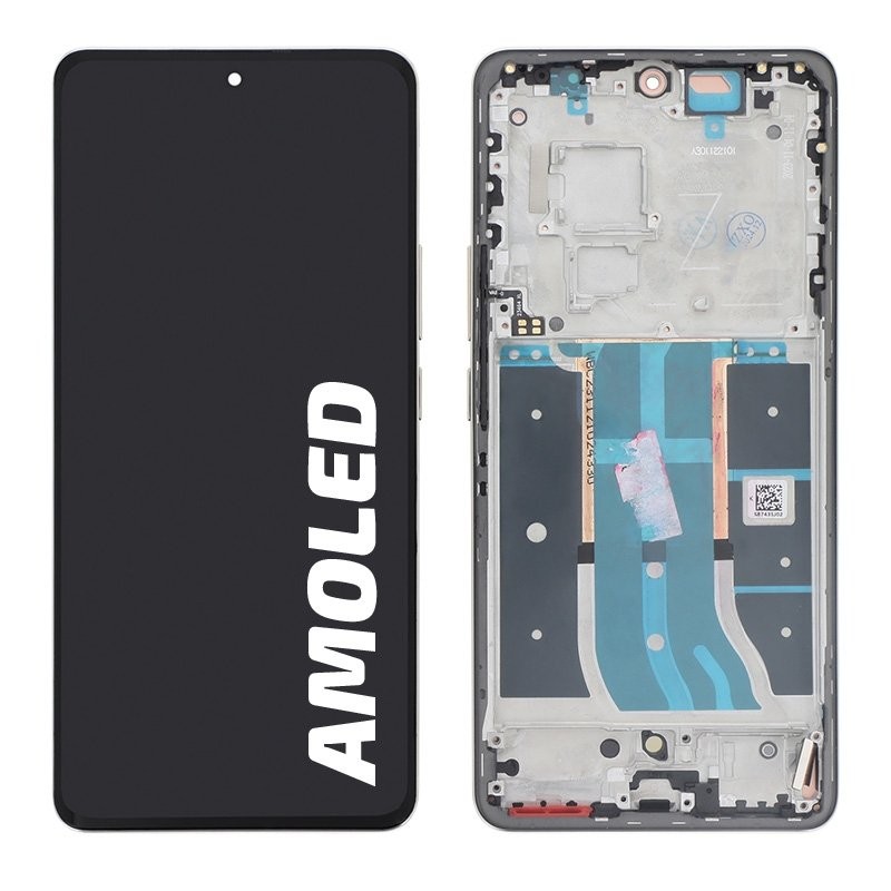 Bloc écran Realme 12 Pro et 12 Pro+ - Officiel reconditionné - Noir photo 1