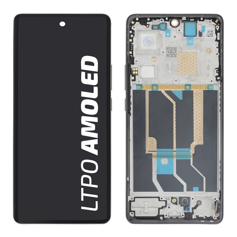 Bloc écran Realme GT 6T - Officiel reconditionné - Noir photo 1