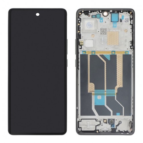 Bloc écran Realme GT 6T - Officiel reconditionné - Noir photo 2