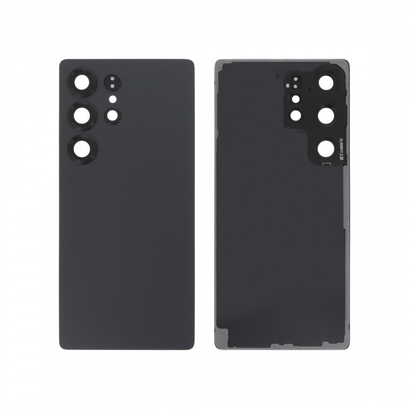 Vitre arrière Samsung Galaxy S25 Ultra - Compatible - Noir photo 1