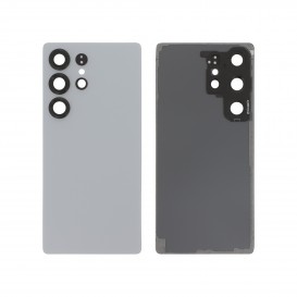 Vitre arrière Samsung Galaxy S25 Ultra - Compatible - Bleu Argenté photo 1