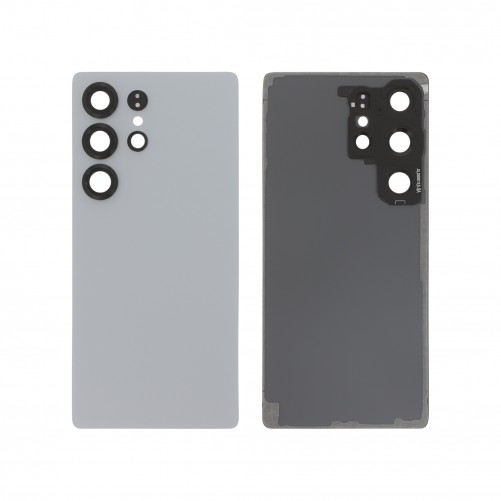 Vitre arrière Samsung Galaxy S25 Ultra - Compatible - Bleu Argenté photo 1