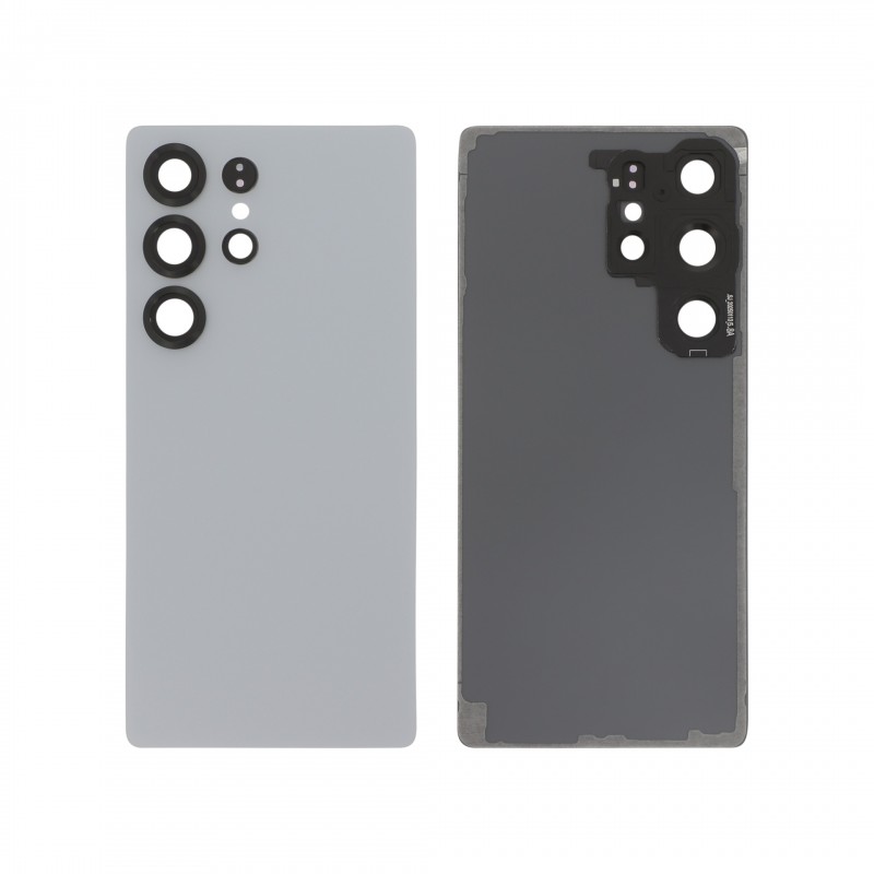 Vitre arrière Samsung Galaxy S25 Ultra - Compatible - Bleu Argenté photo 1