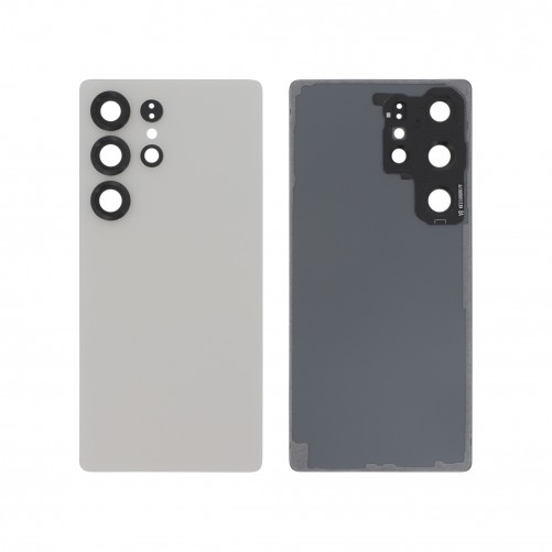 Vitre arrière Samsung Galaxy S25 Ultra - Compatible - Titane Or Rose photo 1