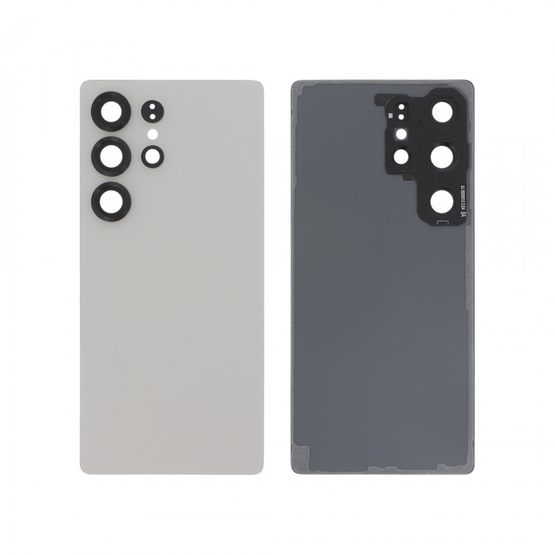 Vitre arrière Samsung Galaxy S25 Ultra - Compatible - Titane Or Rose photo 1