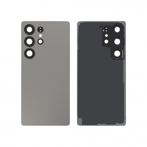 Vitre arrière Samsung Galaxy S25 Ultra - Compatible - Blanc Argenté photo 1