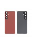 Vitre arrière Samsung Galaxy S25 - Compatible - Rouge Corail photo 1