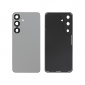 Vitre arrière Samsung Galaxy S25 - Compatible - Argent Sombre photo 1