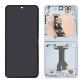 Bloc écran complet intérieur Samsung Galaxy Z Flip6 Officiel - Bleu photo 1
