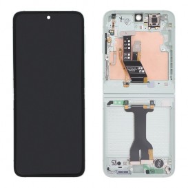 Bloc écran complet intérieur Samsung Galaxy Z Flip6 - Officiel - Vert d\'eau photo 1