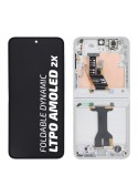 Bloc écran complet intérieur Samsung Galaxy Z Flip6 Officiel - Blanc photo 1