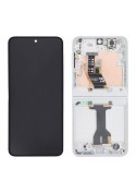 Bloc écran complet intérieur Samsung Galaxy Z Flip6 Officiel - Blanc photo 2