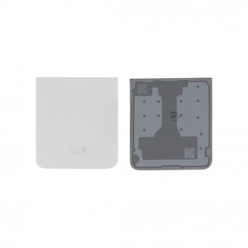 Vitre arrière Officielle Samsung Galaxy Z Flip7 FE - Blanche photo 1